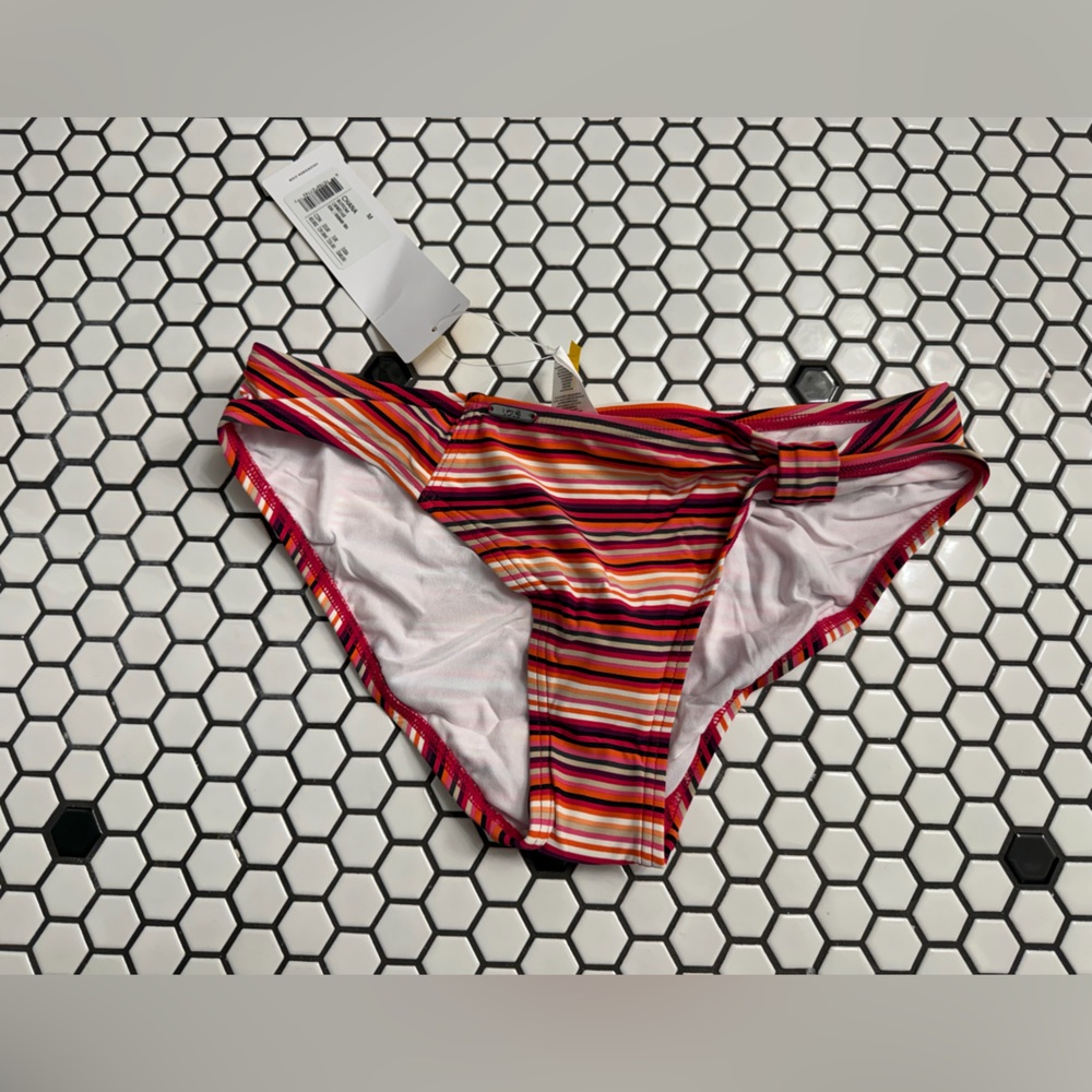 NWT lole Chana Striped Multicolor Women's Swim Bottom size medium